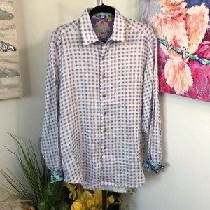 Robert Graham Men’s Button Down Top Size M